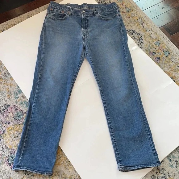 Levis 514 premium straight leg jeans Men’s size 38 X 30 - Picture 3 of 15